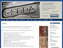 Tablet Screenshot of gerda-serwis.pl